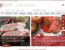 Tablet Screenshot of gourmetfoodstore.com